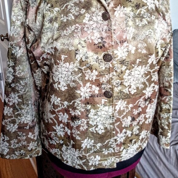 DB Sport Beige & Tan Cotton Jacket - Picture 2 of 8